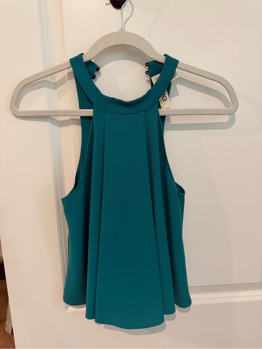 Mimi Chica Teal Halter Swing Tank
